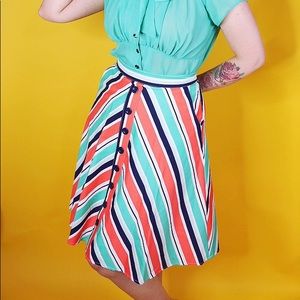 Modcloth Skirts - Chevron Print A Line Skirt Modcloth Skirts - Chevron Print A Line Skirt